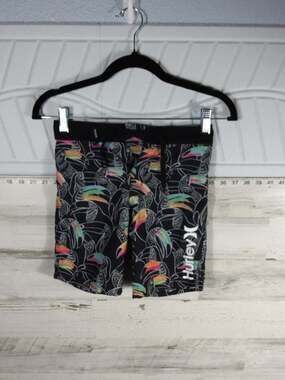 Hurley Boys Basin Beach Birds Boardshorts Size 7